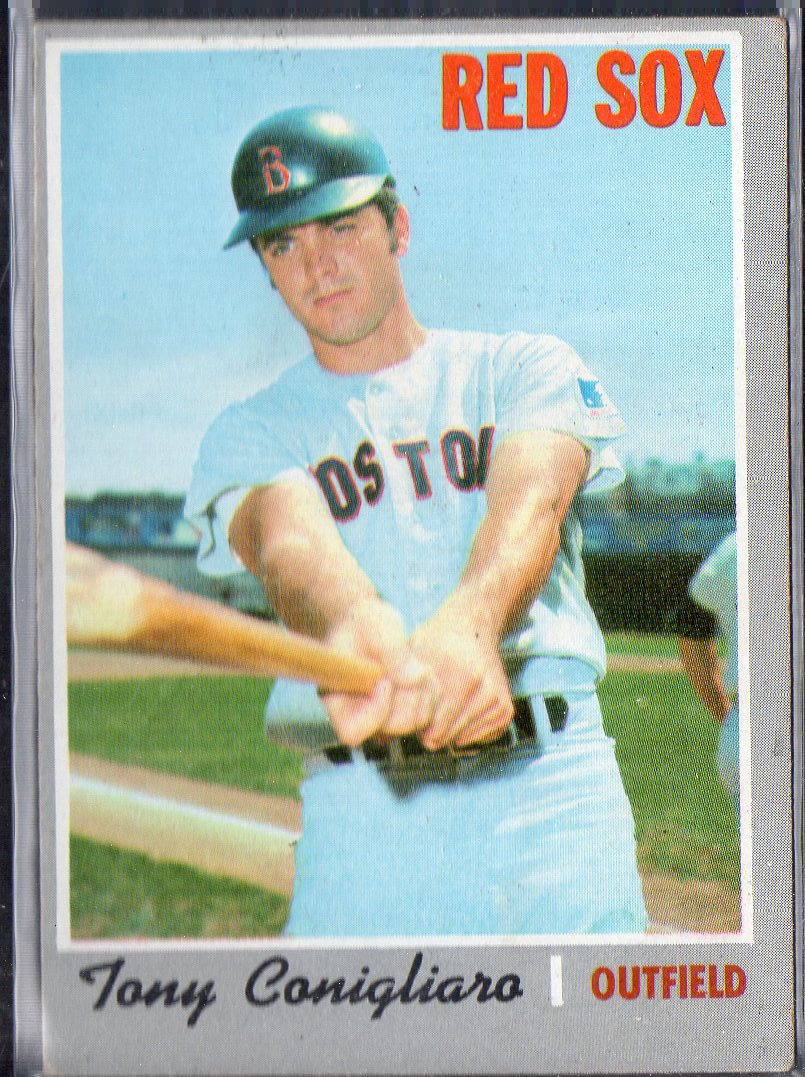 TONY CONIGLIARO 1970 Topps 340 Baseball Card Boston Red Sox 