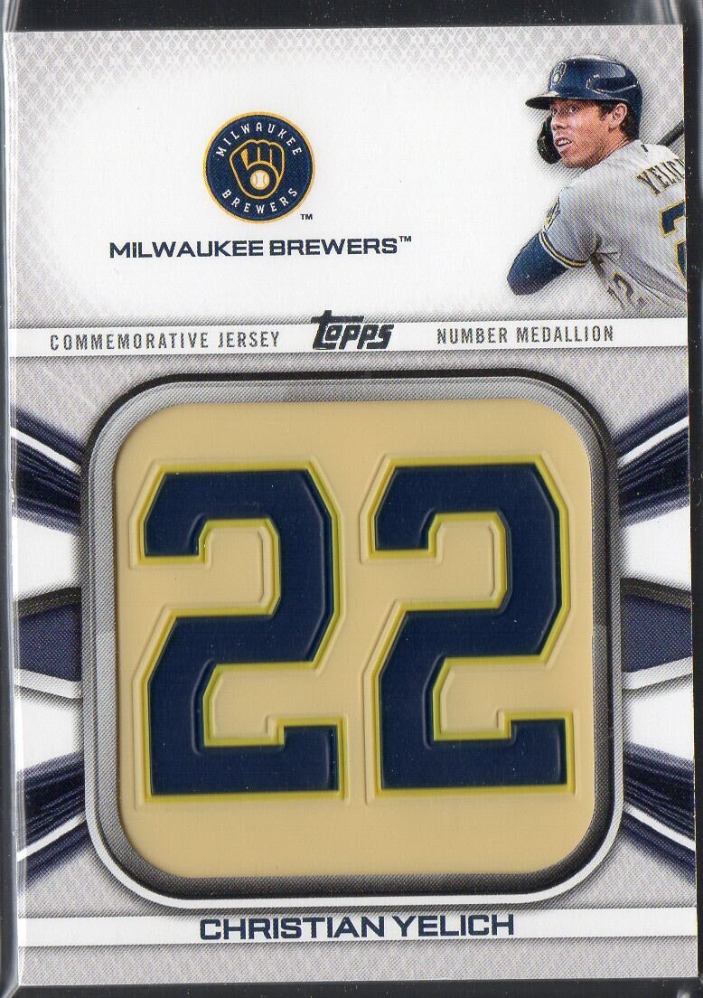 クリスチャン・イエリッチ 2022 Topps 記念ジャージ番号メダリオン