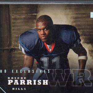 ROSCOE PARRISH RC 2005 Upper Deck #222 Exclusives Parallel Football Card #8/10 - Buffalo Bills