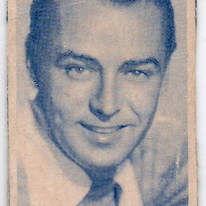 ALAN LADD 1947 turf film sterren #32 sigaret kaart
