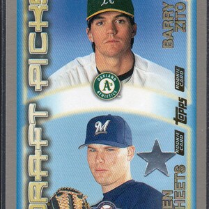 Barry Zito/Ben Sheets RC 2000 Topps #451 Baseball Card