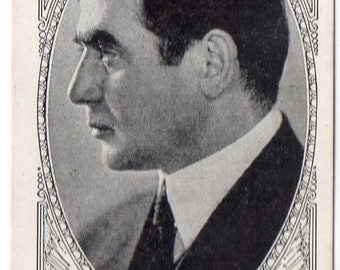 EDDIE POLO 1921 American Caramel E123 Movie Stars #43 Cigarette Card