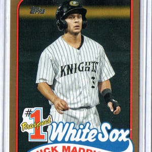 NICK MADRIGAL 2020 Topps 89T Prospect #24 gouden parallelle honkbalkaart #/50 - Chicago White Sox