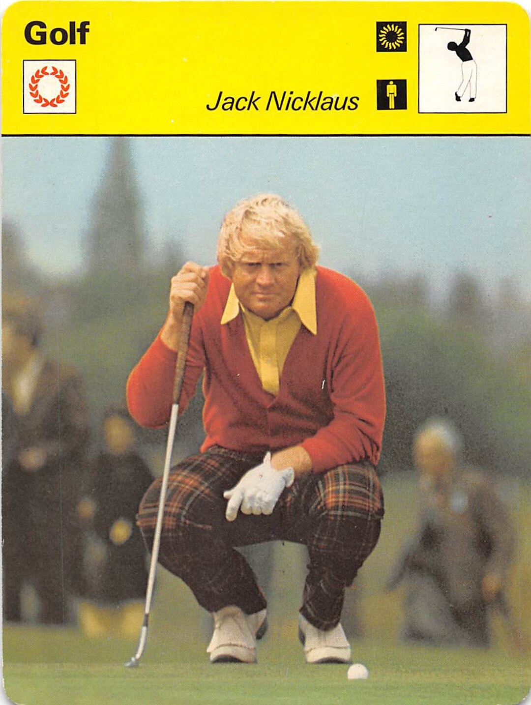 JACK NICKLAUS 1977 Editions Rencontre Sportscasters Card - Etsy