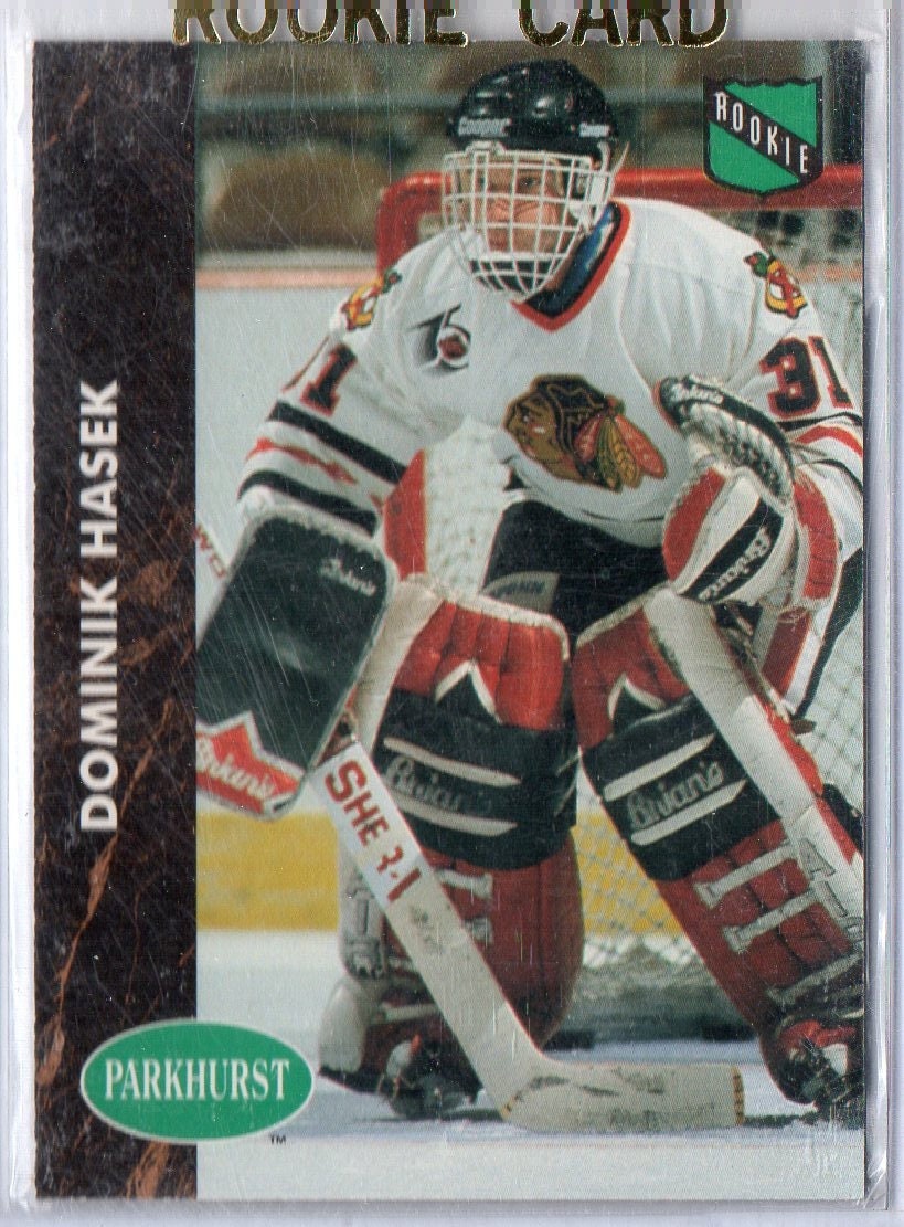 DOMINIK HASEK RC 1991 Parkhurst #263 Hockey Card - Chicago