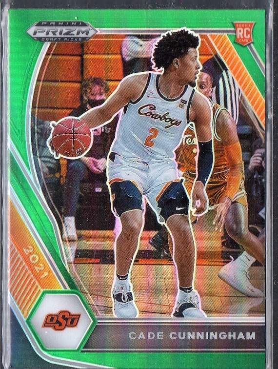 CADE CUNNINGHAM RC 2021 Panini Prizm #1 Green Parallel