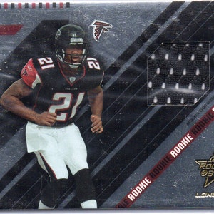 DEANGELO HALL RC 2004 Leaf Rookies & Stars Longevity #252 Jersey Voetbalkaart #/299 - Atlanta Falcons