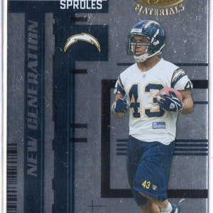 DARREN SPROLES RC 2005 Leaf Certified #176 Football Card #/1000 - San Diego Chargers
