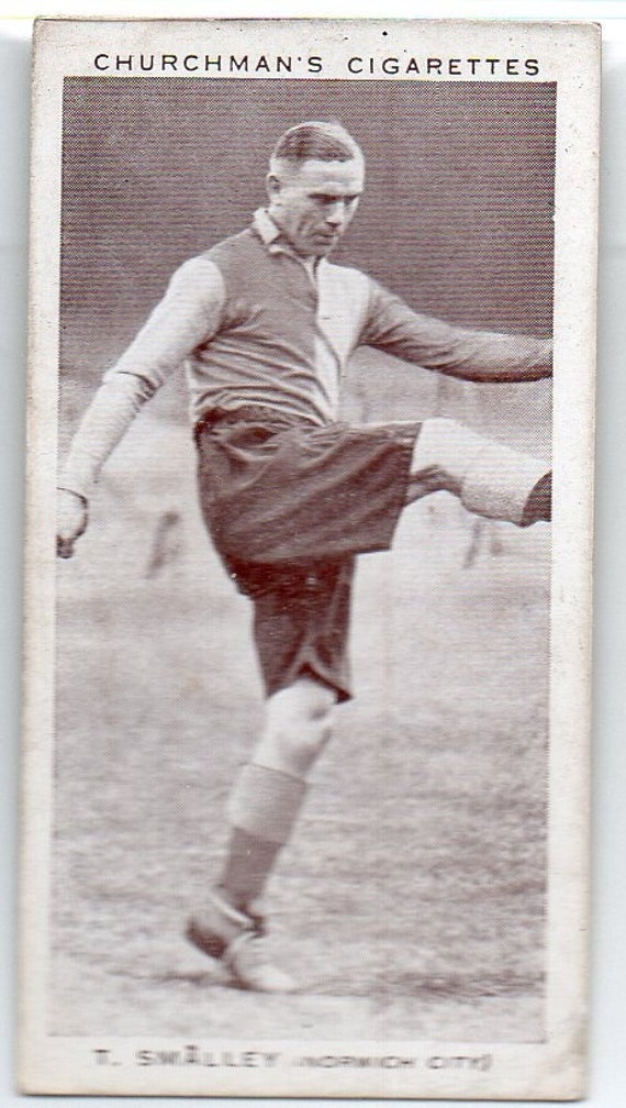 churchman cigarette cards association footballers THOMAS SMALLEY 1939 Churchman Association Footballers 2nd Series #43  Cigarette Card