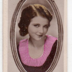 SIDNEY FOX 1934 Phillips Stars of Screen # 32 Sigaret Card