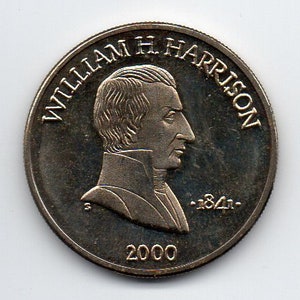 ウィリアム・ヘンリー・ハリソン 1841年 第9代大統領 1ドル硬貨
