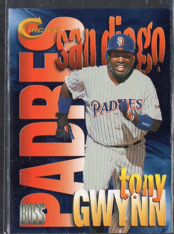 TONY GWYNN 1997 Fleer Circa Boss #7 Baseball Card - San Diego