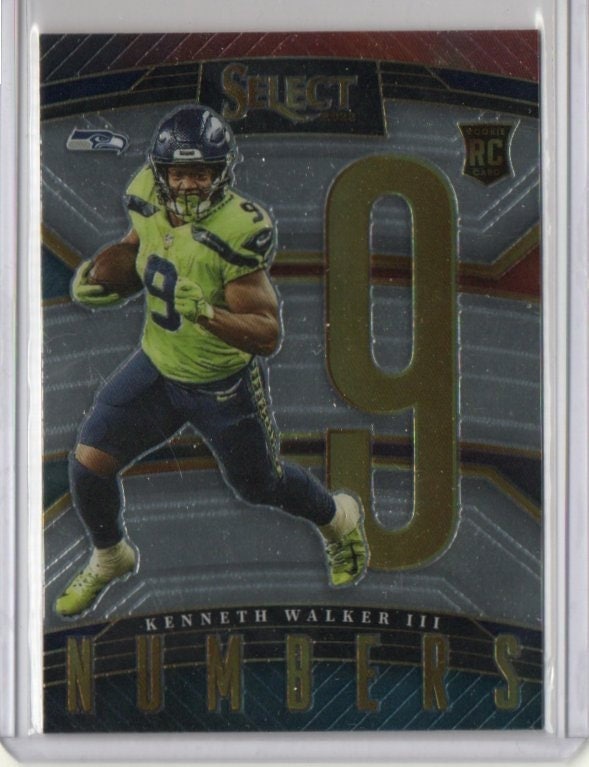 KENNETH WALKER III 2022 Panini Select Numbers #23 Football Card