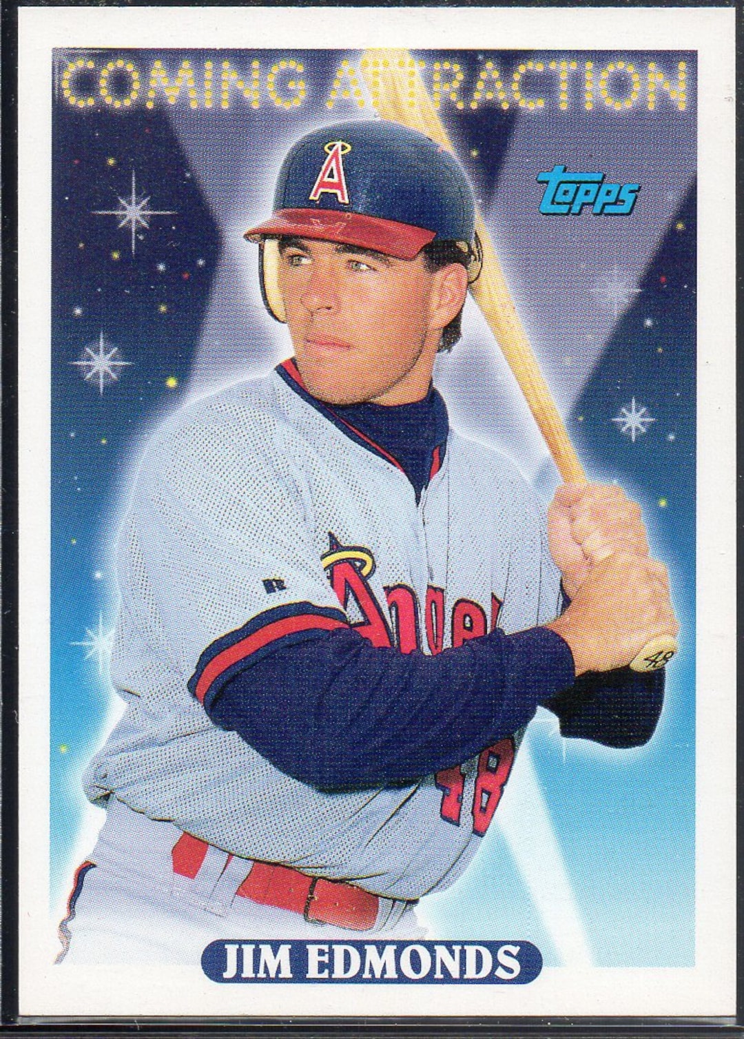 JIM EDMONDS RC 1993 Topps #799 Baseball Card - California Angels