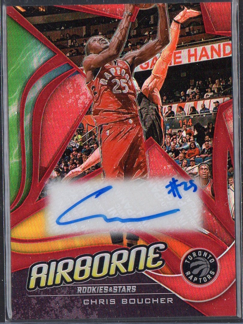 CHRIS BOUCHER 2019 Panini Chronicles Airborne Autograph