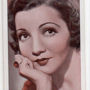 CLAUDETTE COLBERT 1934 Ardath Beroemde FilmSterren #3 Sigarettenkaart