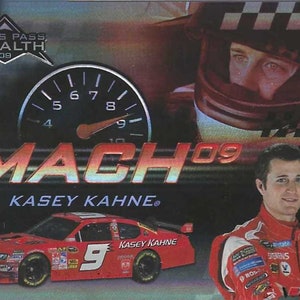 KASEY KAHNE 2009 Press Pass Stealth Mach 09 #3 Nasscar Racing Karte