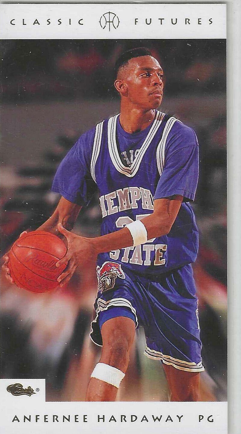 rare anfernee hardaway cards ANFERNEE HARDAWAY RC 1993 Classic Futures #3 Basketball Card - Orlando  Magic