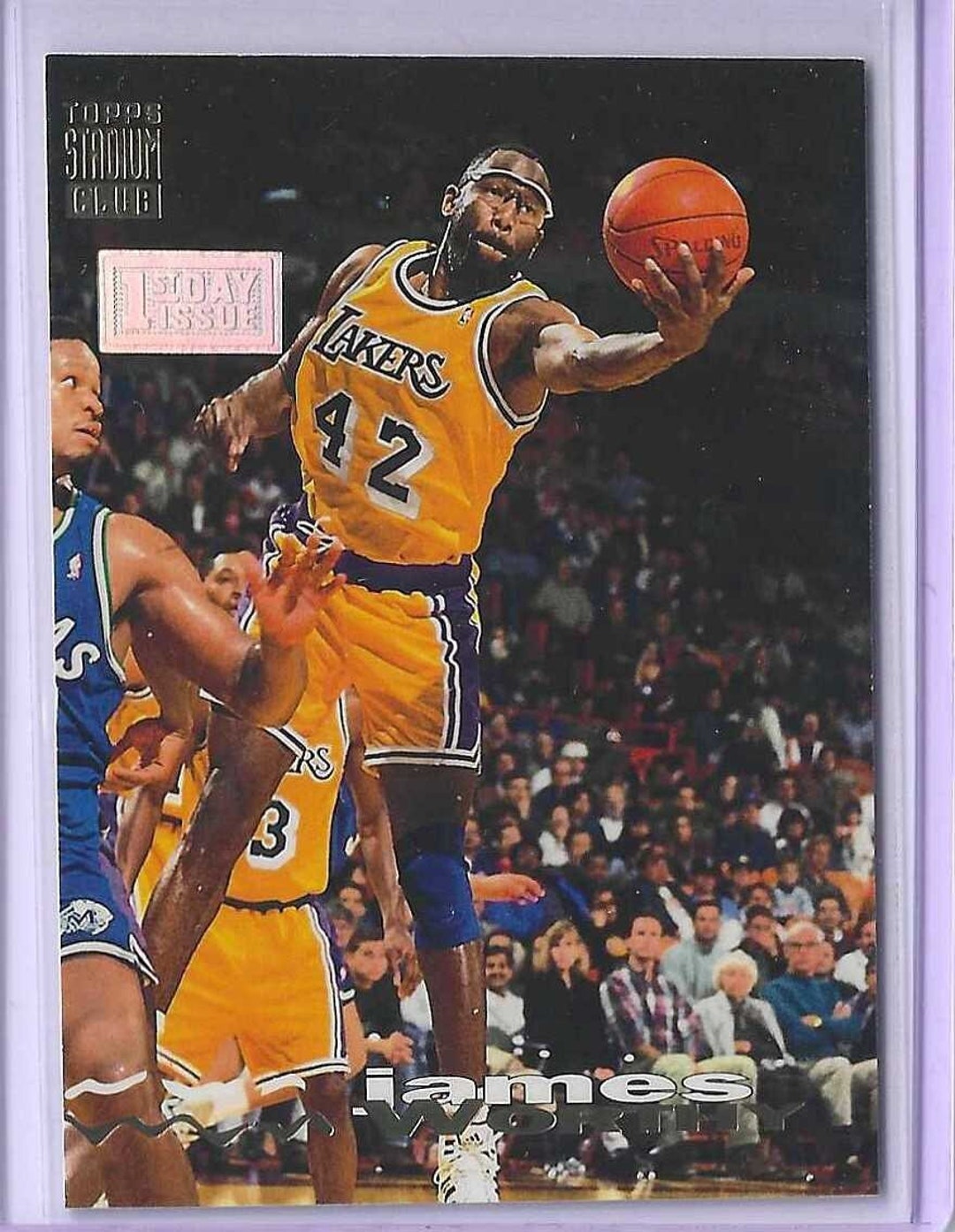 JAMES WORTHY 1993 Topps Stadium Club 91 1st Day Issue Parallel