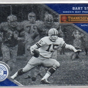 BART STARR 2013 Panini Totalmente Certificado #93 Blue Parallel Football Card #/99 - Green Bay Packers
