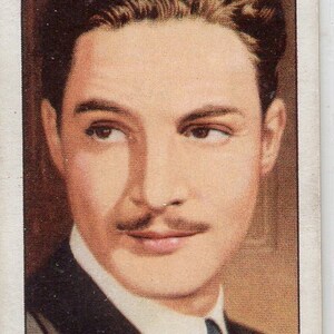 ROBERT DONAT 1935 Gallaher-portretten van beroemde sterren #19 sigarettenkaart