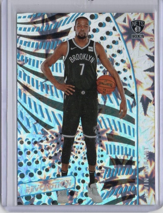 KEVIN DURANT 2020 Panini Revolution 3 Impact Blue Parallel Basketball Card 149 Brooklyn Nets