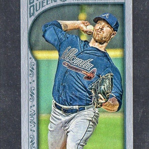 MIKE FOLTYNEWICZ RC 2015 Topps Gypsy Queen Mini #259 Gold Parallel Baseball Card #/199 - Atlanta Braves