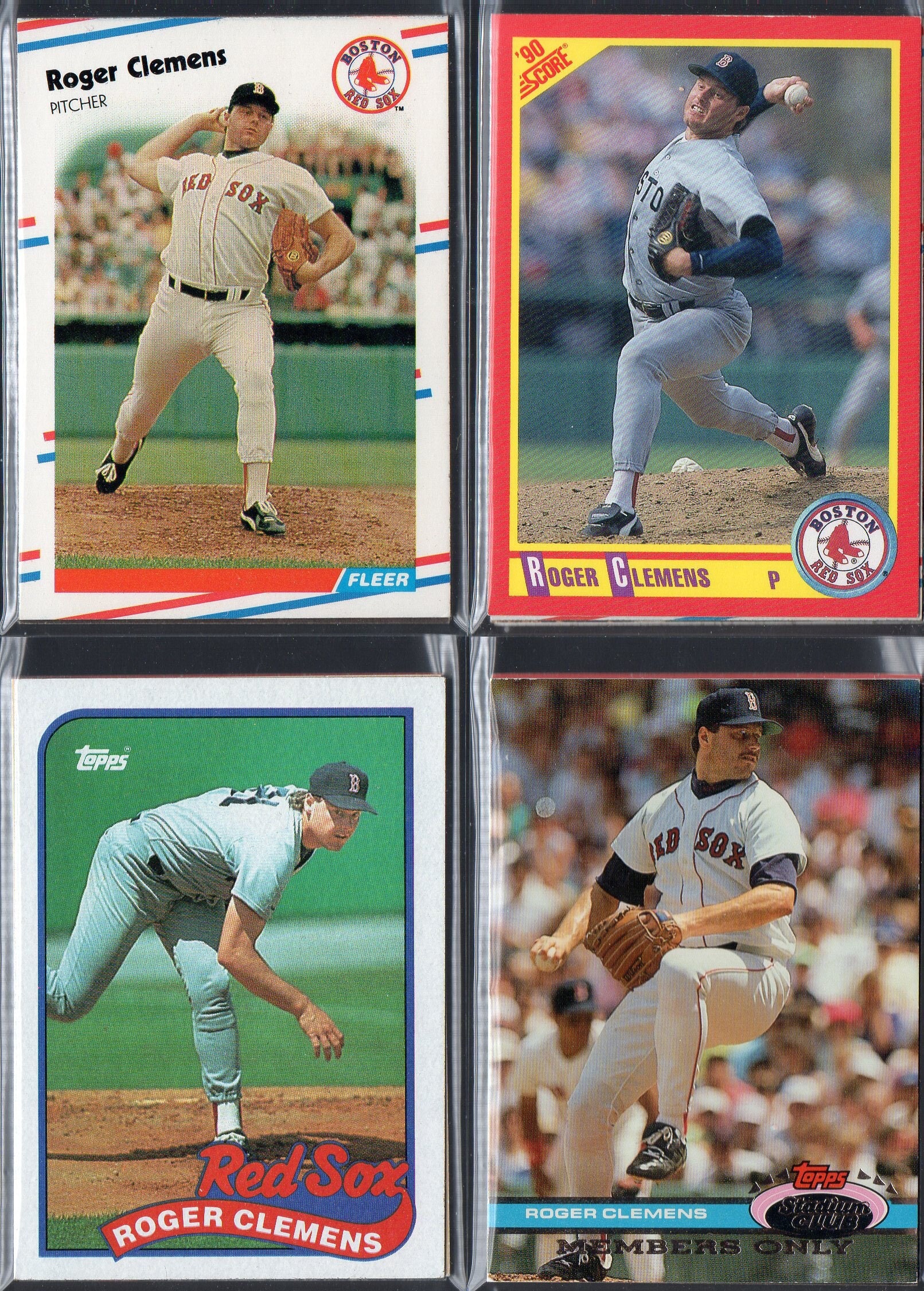 Sports Illustrated Roger Clemens Baseball Trading Cards