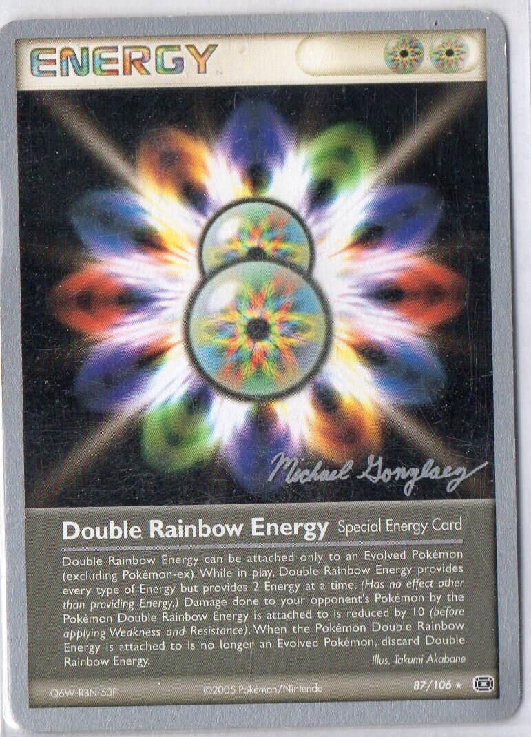 Double Rainbow Energy 87/106 - Emerald Heavily Played