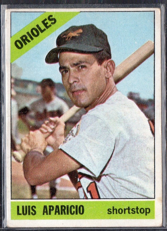 LUIS APARICIO 1966 Topps 90 Baseball Card Baltimore Orioles -  Denmark