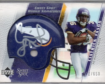 CIATRICK FASON 2005 UD Sweet Spot #264 Autograph Football Card #/650 - Minnesota Vikings