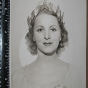 JESSICA DRAGONETTE - Vintage 1936 Souvenir NBC Radio 8x10 Studio Picture