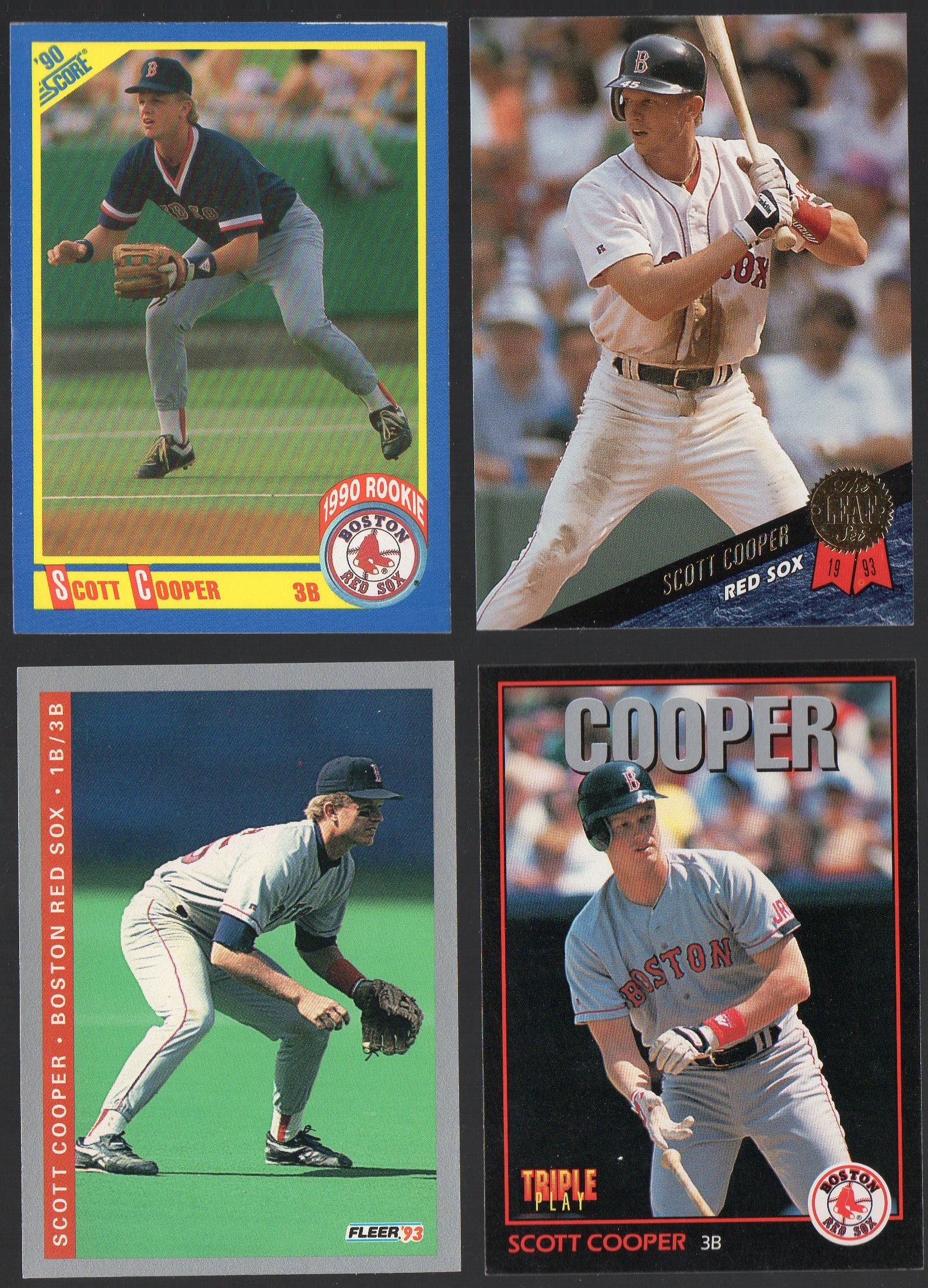 SCOTT COOPER Baseball Cards 4 Lot - Etsy