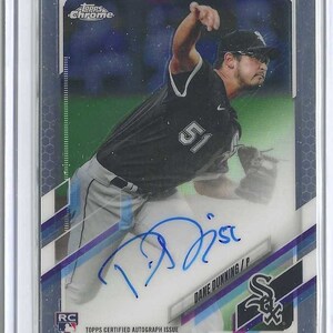 DANE DUNNING 2023 Topps Chrome Handtekening Honkbalkaart - Chicago White Sox