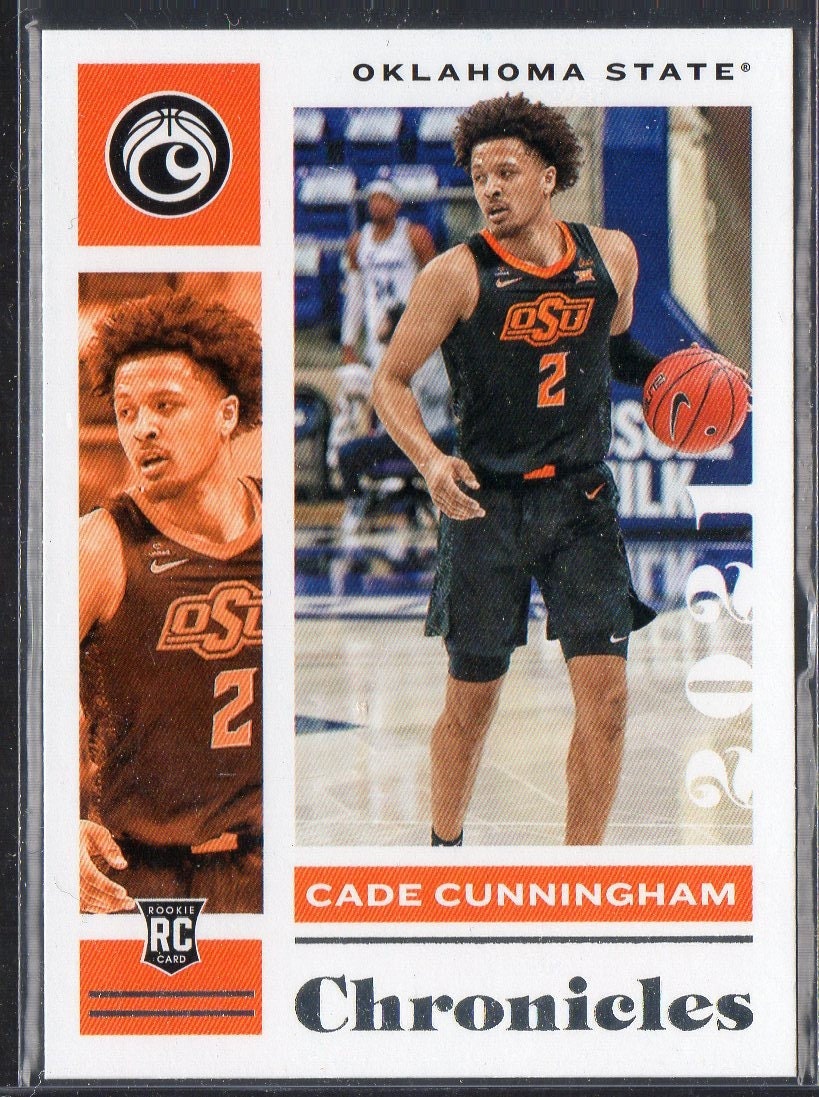 CADE CUNNINGHAM RC 2021 Panini Chronicles #1 Basketball Card