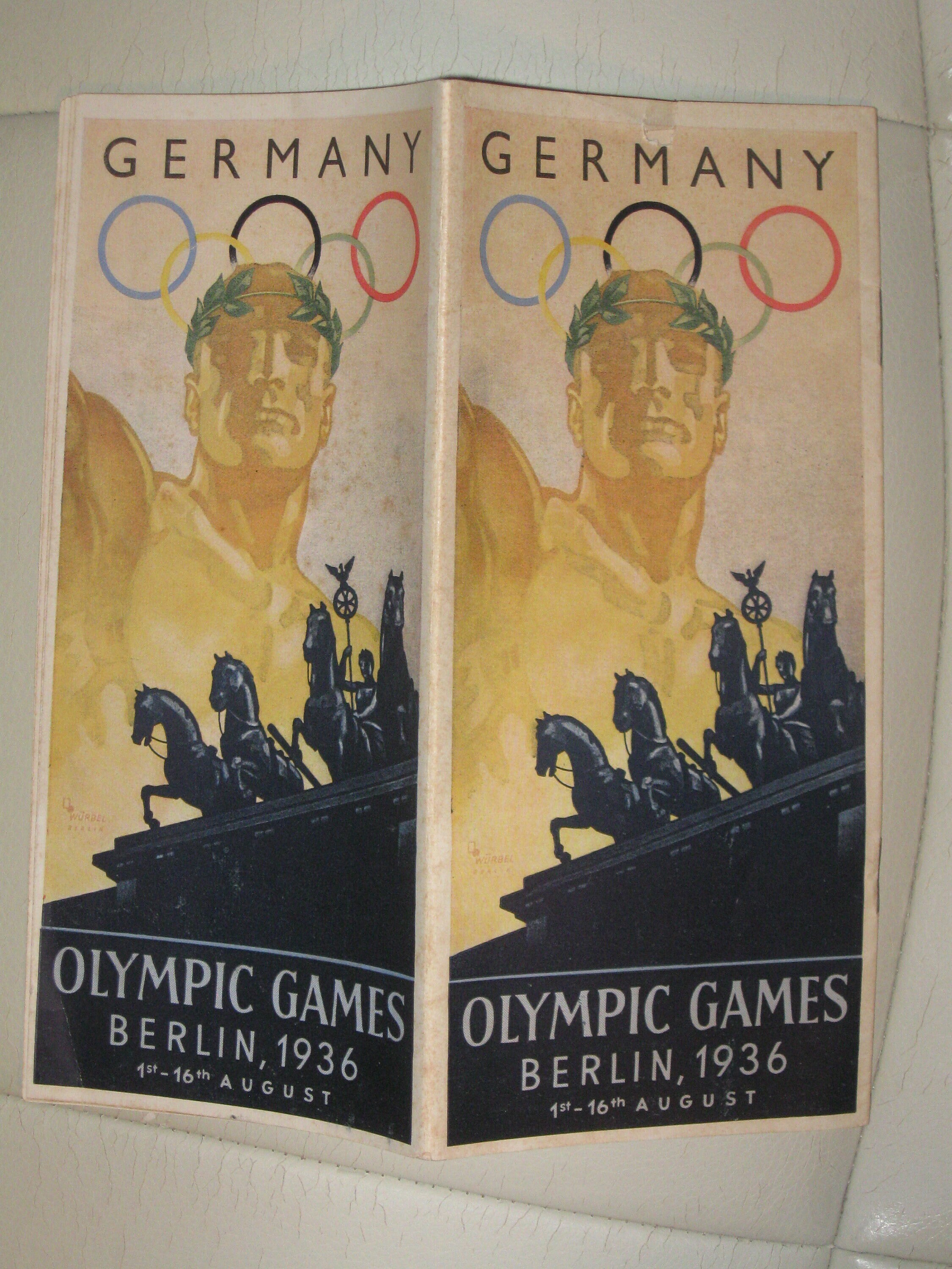 1936 OLYMPIC GAMES Program Booklet - Berlin Germany - Etsy display picture 1