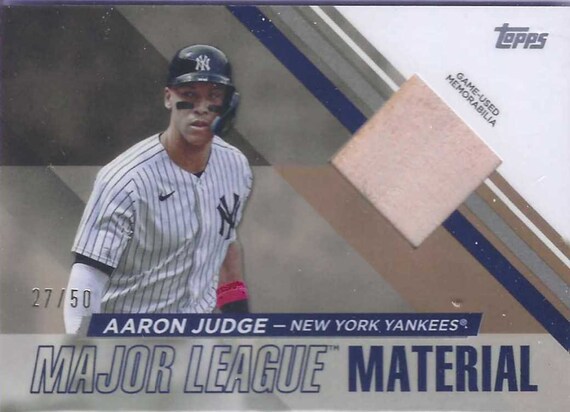 AARON JUDGE 2024 Topps Major League Material Game Bat Gold