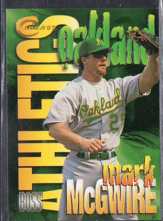 MARK Mcgwire 1997 Fleer Circa Boss 12 Baseball Card Oakland 