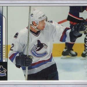 GINO ODJICK NHL Hockey Sticker Decal Canucks Islanders 