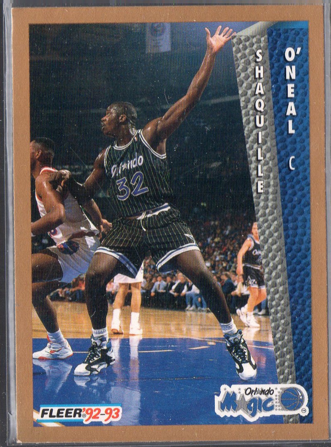 SHAQUILLE O'NEAL RC 1992 Fleer Drakes 37 Basketball Card Orlando Magic