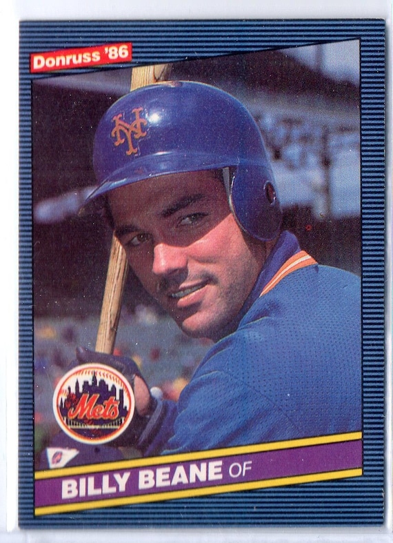 BILLY BEANE RC 1986 Donruss #647 Baseball Card - New York Mets