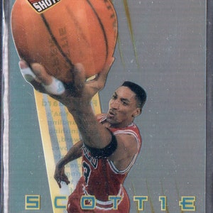 SCOTTIE PIPPEN 1996 Bowman Best Shots #1 Refractor Parallel Basketball Card - Chicago Bulls
