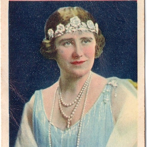 Duchessa di York ELIZABETH 1935 Phillips Special Jubilee #6 Cigarette Card