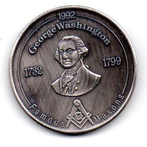 Masonic george washington coins - Etsy 日本