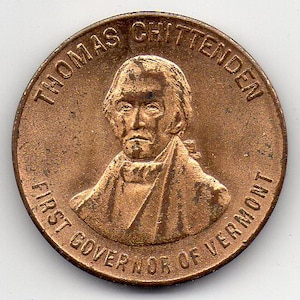 THOMAS CHITTENDEN 1941 Vermont Anniversary Coin Token