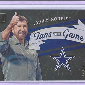 CHUCK NORRIS 2022 Donruss Fans of the Game Tarjeta de fútbol - Dallas Cowboys