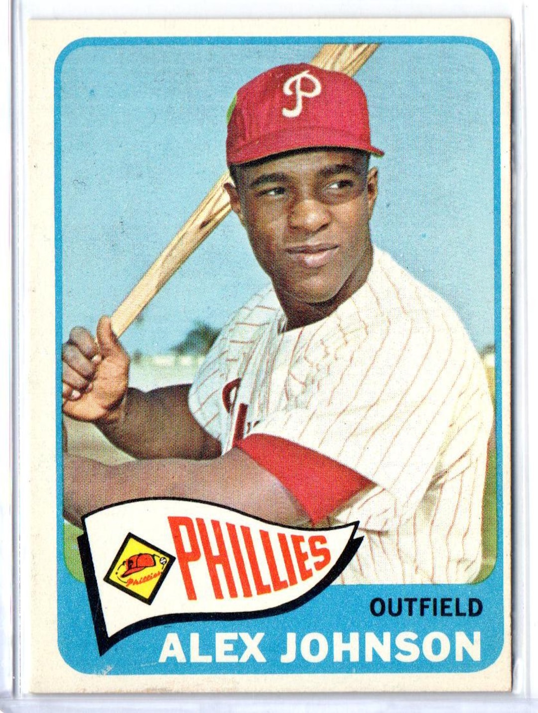 ALEX JOHNSON RC 1965 Topps #352 Baseball Card - Philadelphia Phillies ...