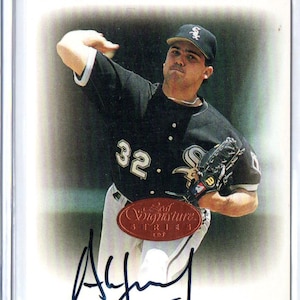 ALEX FERNANDEZ 1996 Leaf Signature bronzen handtekening honkbalkaart - Chicago White Sox