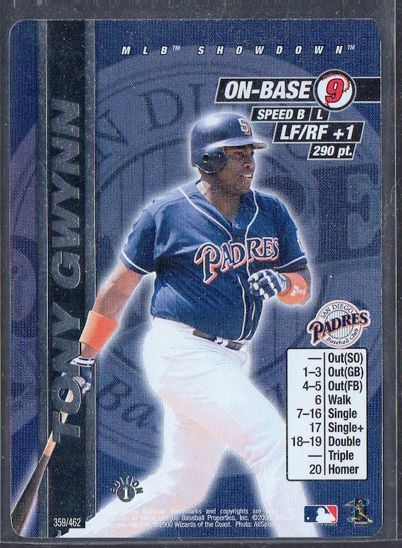 TONY GWYNN 2000 MLB Showdown 1st Edition #359 Baseball Card - San