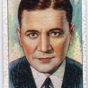RICHARD DIX 1934 Player Film Stars 2e serie #16 sigarettenkaart